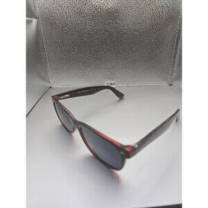 Marc Hunter 7924 Shiny Black & Red Tortoise Men’s Square Sunglasses 55-17-140
